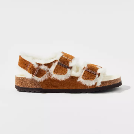 Birkenstock 勃肯 女款 Milano 羊毛拖鞋