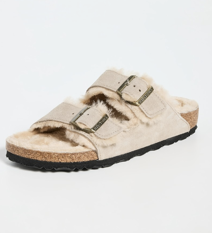 Birkenstock Arizona 毛绒拖鞋