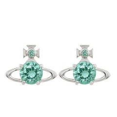 上新！Vivienne Westwood 西太后小绿钻土星耳钉