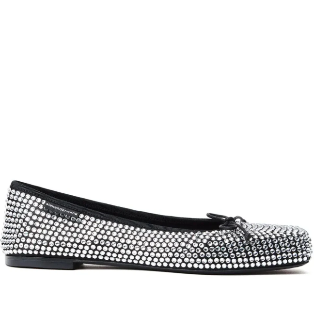 Alexander Wang Billie 水晶平底芭蕾鞋