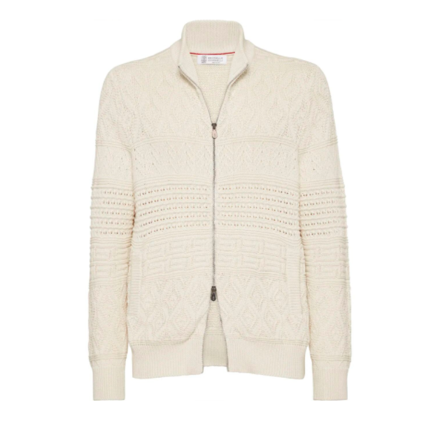 Brunello Cucinelli 拉链毛衣外套