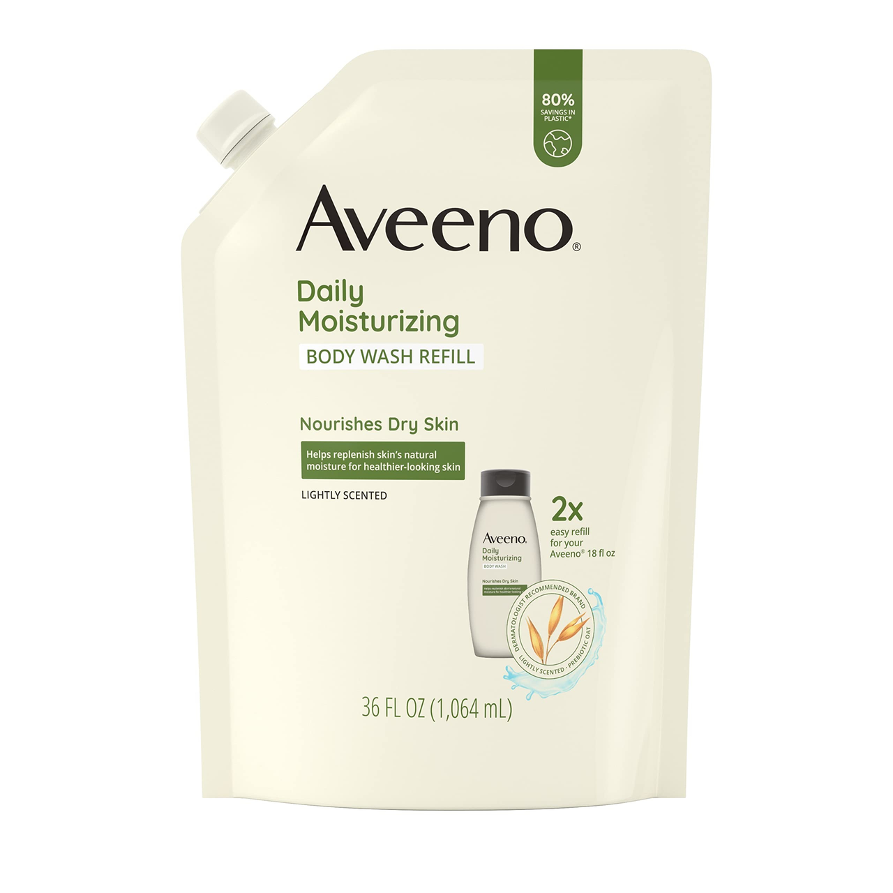 【含税直邮】Aveeno 艾惟诺 男女通用 沐浴露和沐浴凝胶1066.8ml