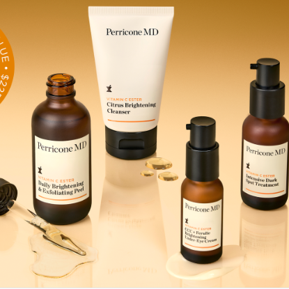 Perricone MD US 裴礼康8月护肤精选  维生素 C 酯柑橘亮白4件套