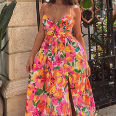 Showpo Shairah 花朵吊带裙