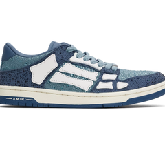 AMIRI 蓝色 Crystal Skel-Top Low 运动鞋