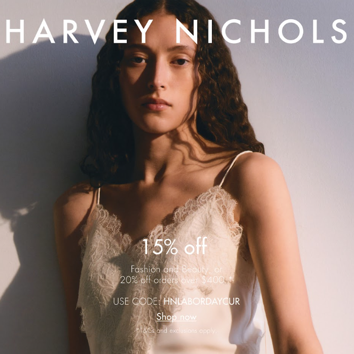 Harvey Nichols US：劳工节大促！时尚美妆热卖 无门槛8.5折