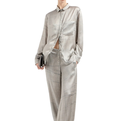 Giorgio Armani 印花真丝衬衫