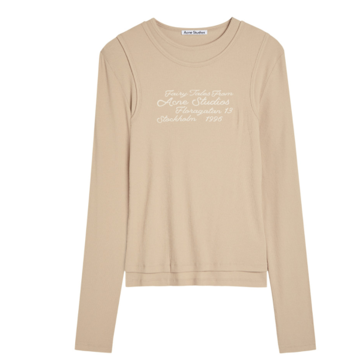 ACNE STUDIOS 分层修身上衣