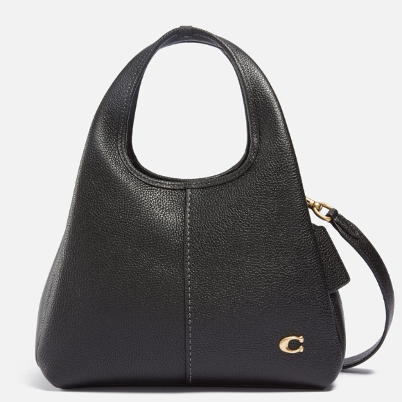 Coach 蔻驰 Lana 23 黑色皮革单肩包