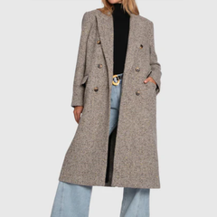 Belle and Bloom Wherever I Go 粗花呢大衣