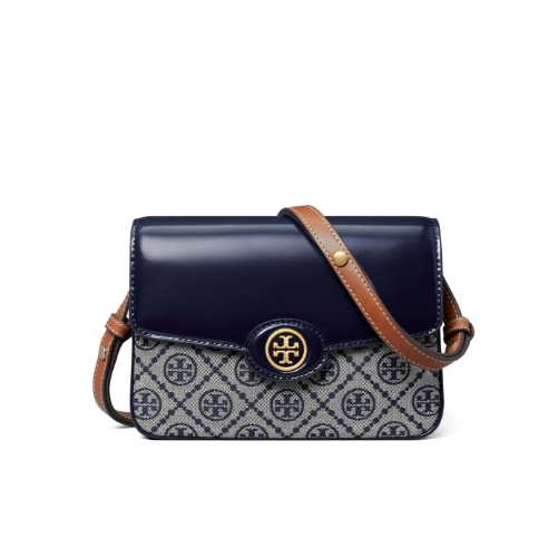Tory Burch 汤丽柏琦 Robinson 经典老花单肩包