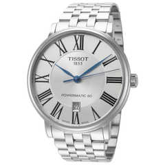 Tissot 天梭 Carson 男士手表 银色