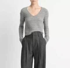 Vince 羊绒V领毛衣