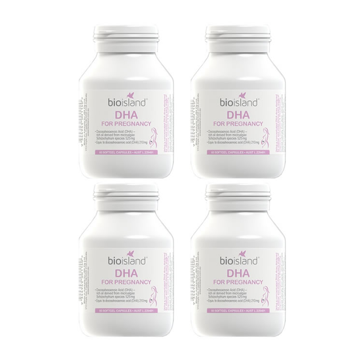 Bio Island 孕妇DHA 60粒 * 四瓶