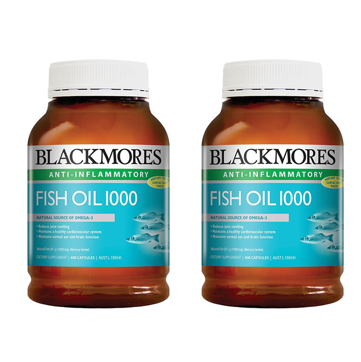 Blackmores澳佳宝 深海鱼油胶囊 400粒 * 两瓶