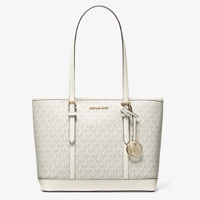 2件额外8折！Michael Kors Jet Set Travel 小号老花托特包
