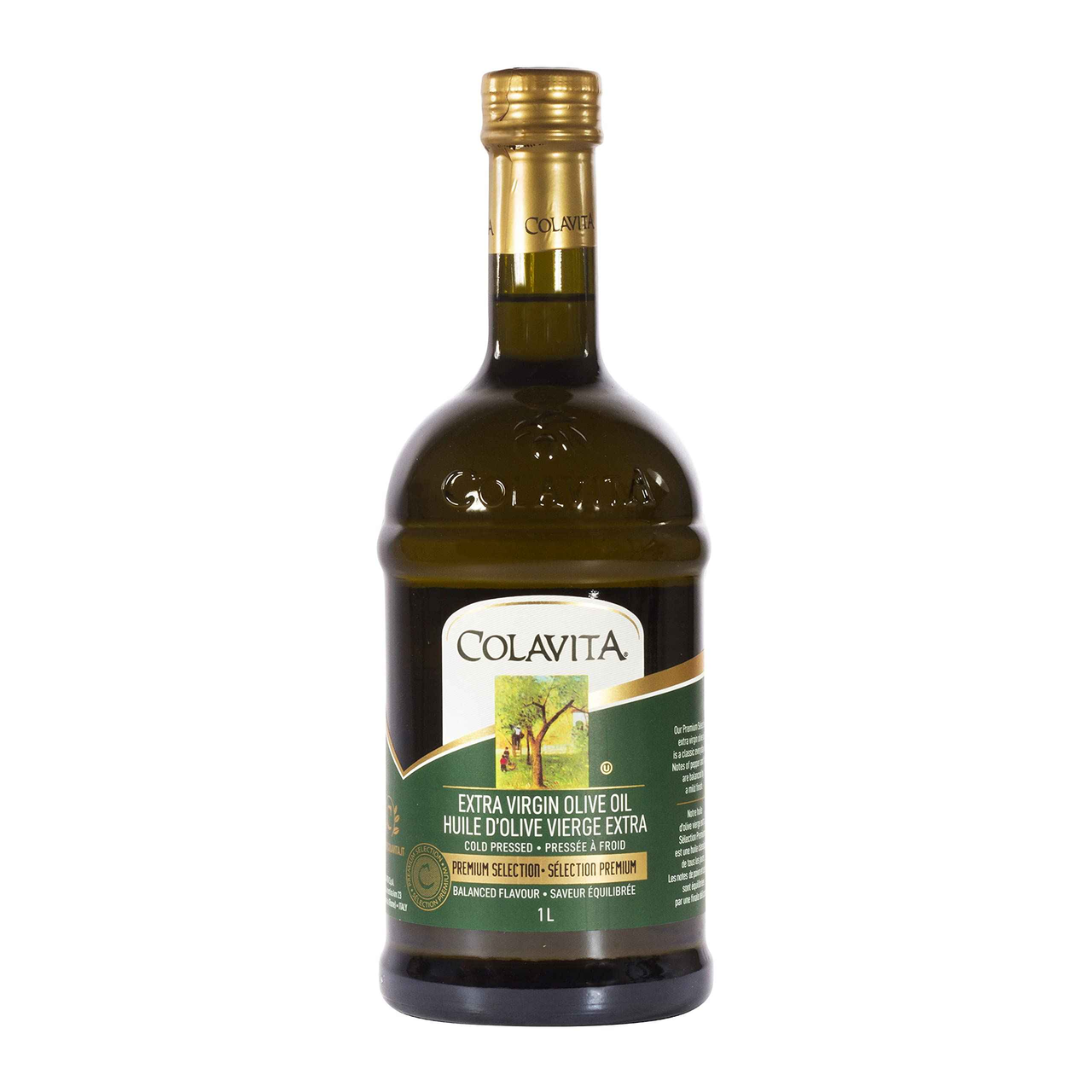 【含税直邮】COLAVITA 精选初榨橄榄油食用油烹饪油 冷压榨工艺 非转基因 1L