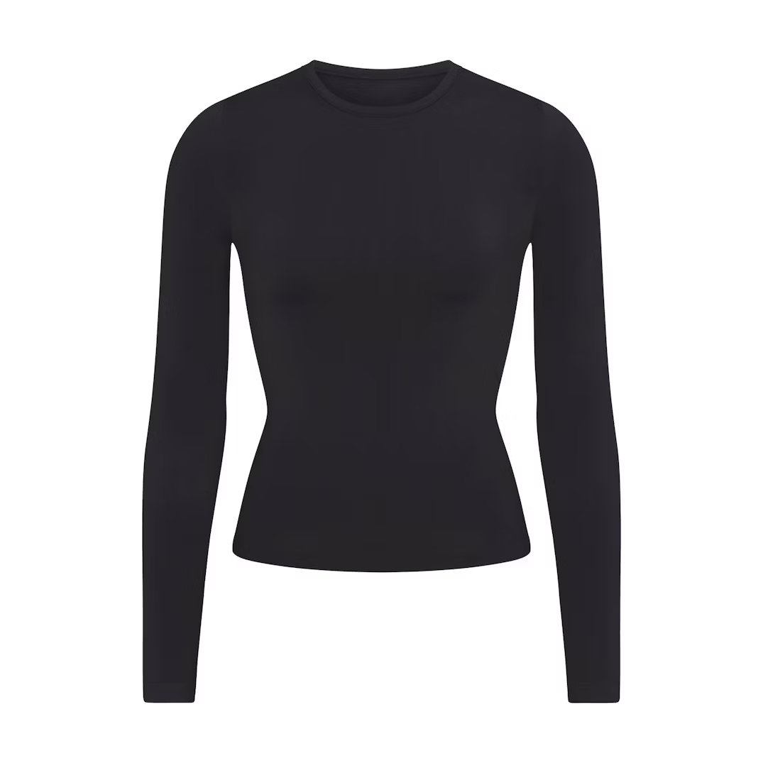 3色可选！SKIMS Soft Smoothing Seamless 长袖T恤