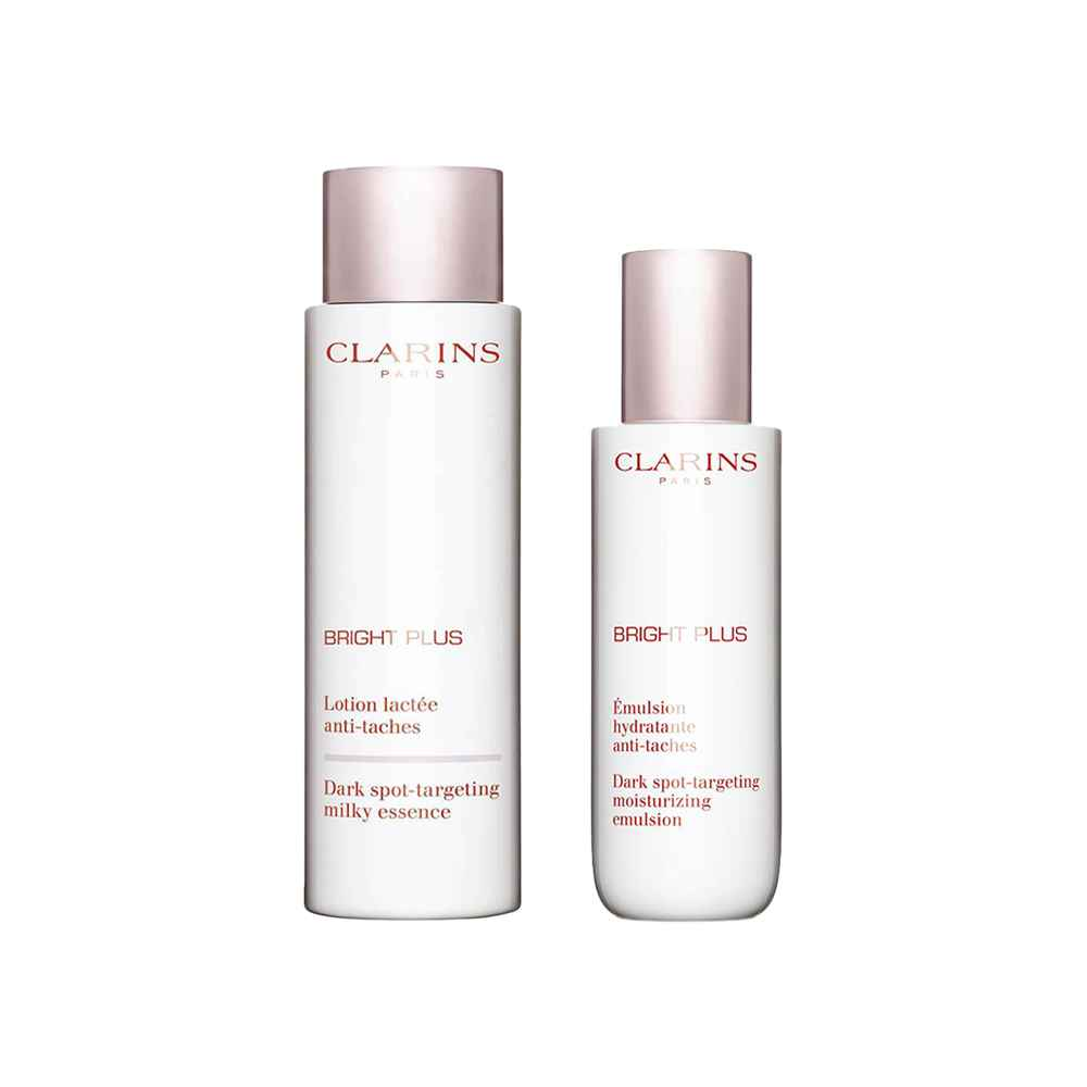 CLARINS 焕白透亮淡斑柔肤水乳组合（丰润型） 水200ml+乳液75ml