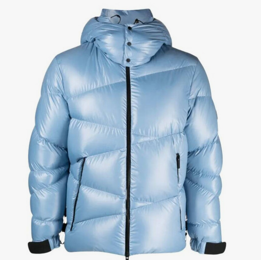 Moncler Yonne 蓝色短款羽绒服
