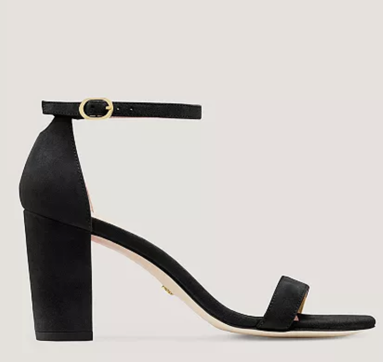 Stuart Weitzman 一字带粗跟鞋