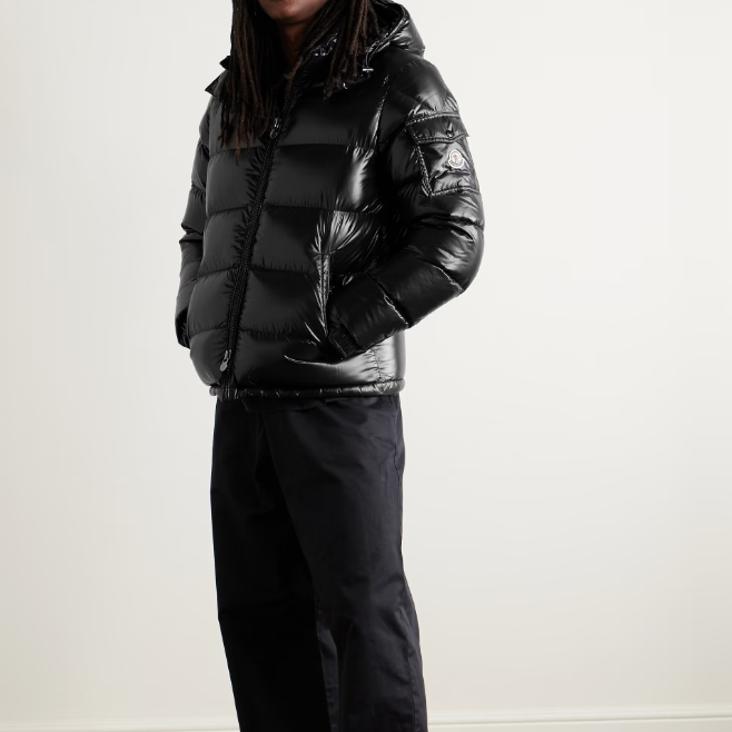 码全！MONCLER Maya 黑色羽绒服
