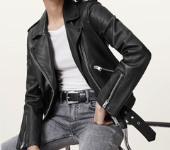 AllSaints Balfern 皮夹克