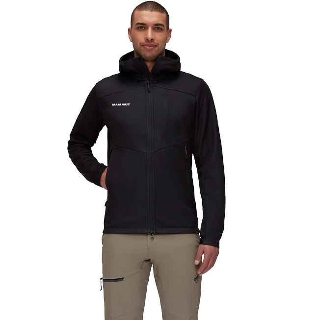 【含税直邮】Mammut 猛犸象 男式 Ultimate 软壳夹克,黑色,S