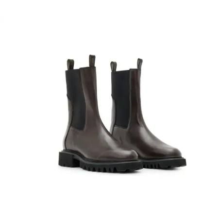 AllSaints  Hallie 女士切尔西靴 厚底