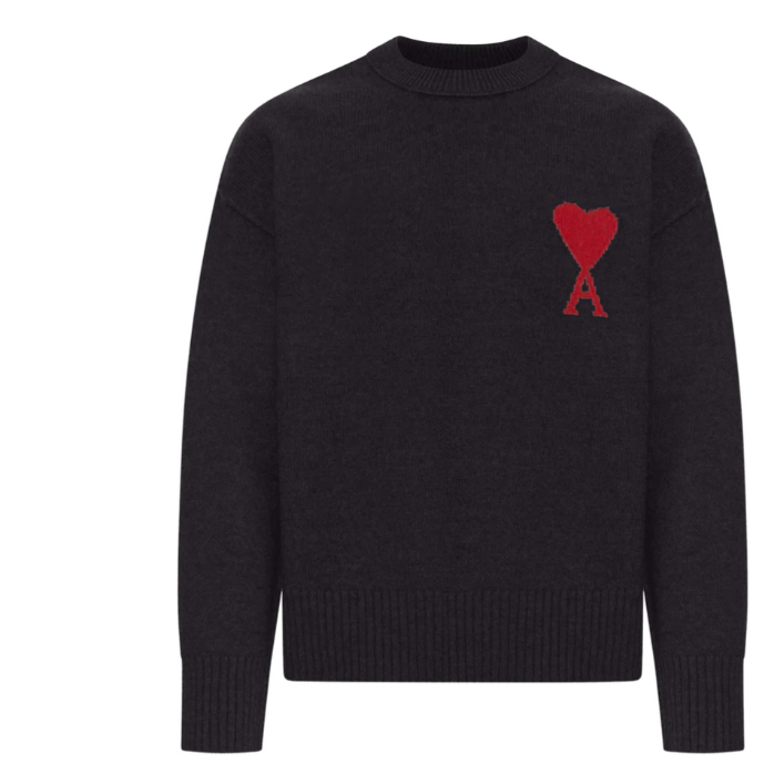 上轮$300！Ami Paris 大爱心DE COEUR 羊毛毛衣
