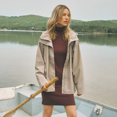 Lole US：雨衣秋日上新 Alizé 中长款雨衣外套$182