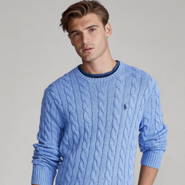 Polo Ralph Lauren 绞花毛衣 多色选