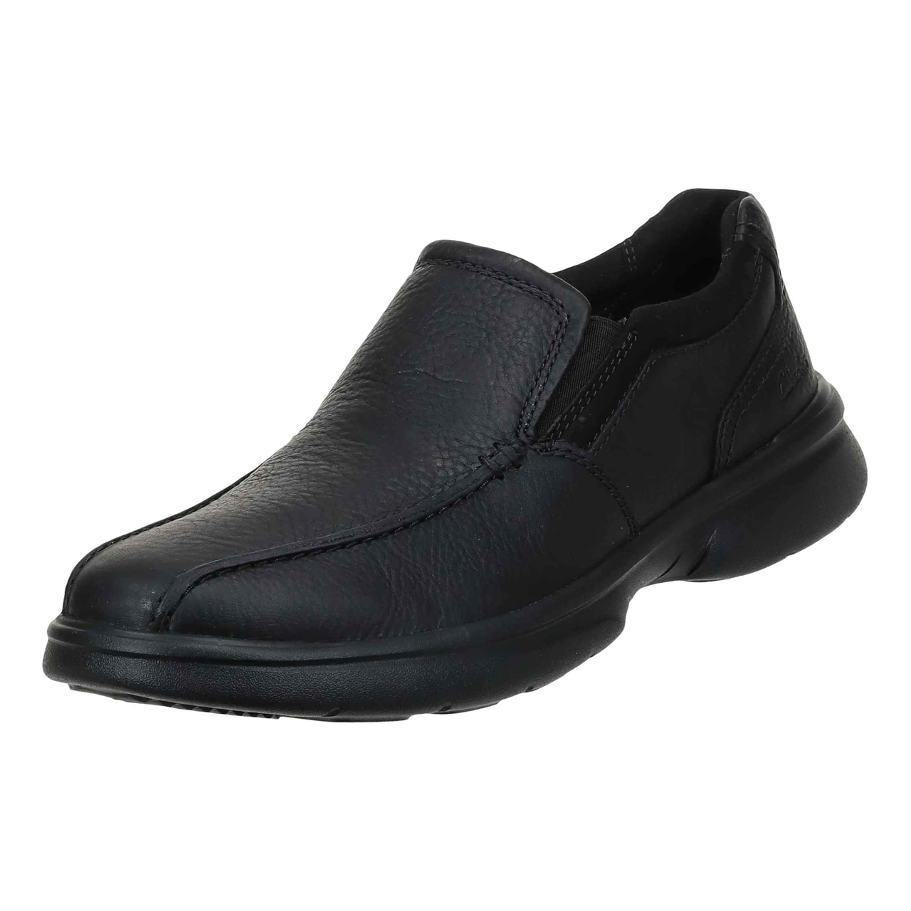 【含税直邮】Clarks 男士 Bradley Step 乐福鞋 黑色翻滚皮革 7.5