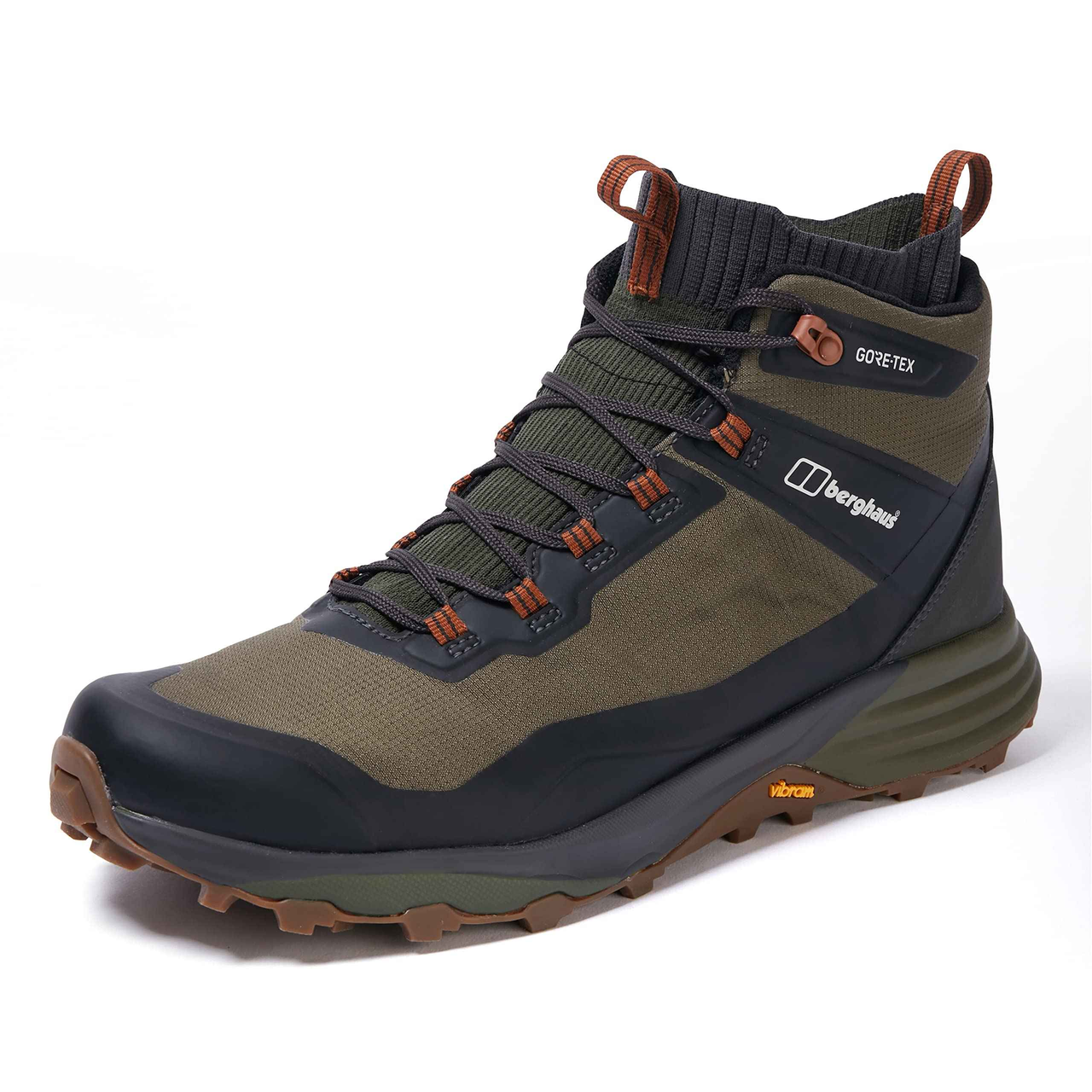 【含税直邮】Berghaus 男士 Vc22 Multisport GTX 防水面料中步徒步靴, 深棕色 深*, 8 UK