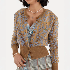 Vivienne Westwood 西太后 Leo Cardigan 豹纹印花开衫