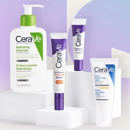 Face the Future： CeraVe 护肤热卖 保湿乳液£12 泡沫洁面乳£13