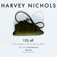Harvey Nichols US：黄金周大促！关注西太后、Hoka、Acne 等