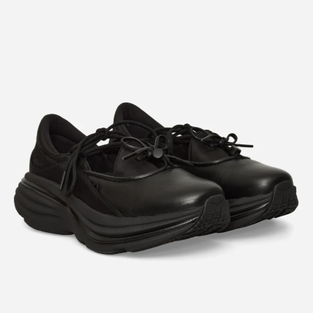 即将发售！Hoka One One Bondi 黑色玛丽珍鞋