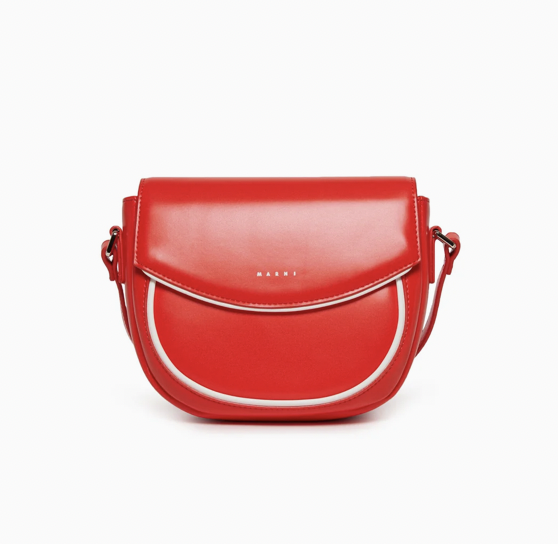 Marni 红色斜挎包