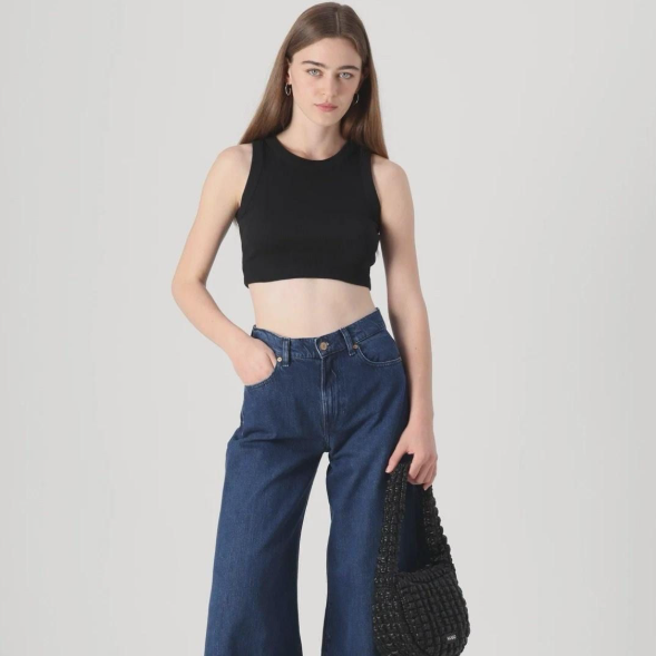 7 For All Mankind：亲友特卖会  长袖圆领T恤$60 牛仔中长裙$111