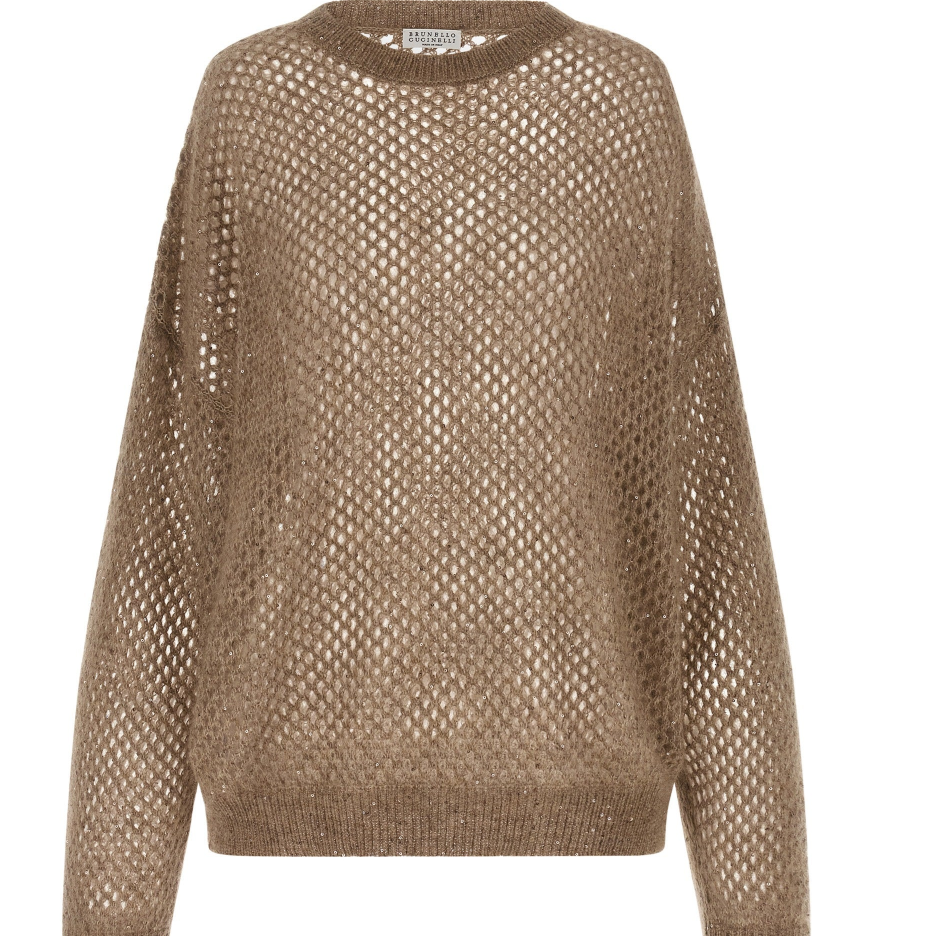 李一桐同款！Brunello Cucinelli 网眼毛衣