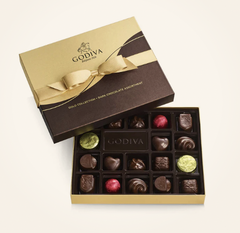Godiva 黑巧克力礼盒，18件装