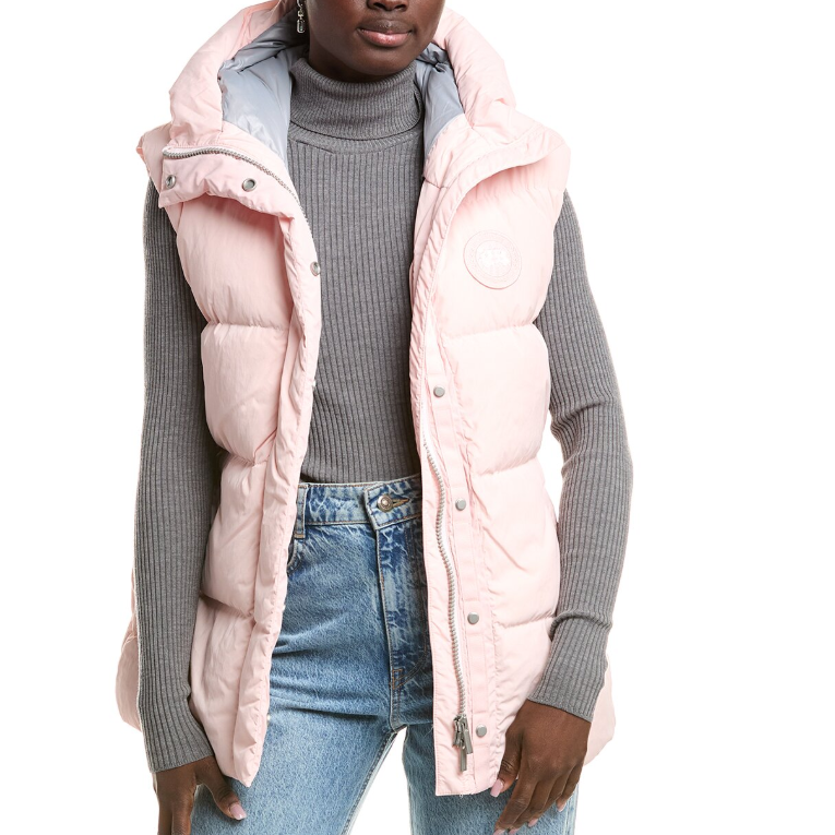 Canada Goose Rayla 粉色羽绒马甲