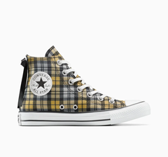 Converse 匡威 Chuck Taylor All Star 黄色格纹帆布鞋