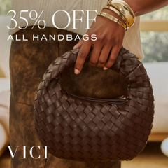 VICI Collection：10月包袋大促！Tierra 编织手提包$37、Vitow 新月皮革包$48