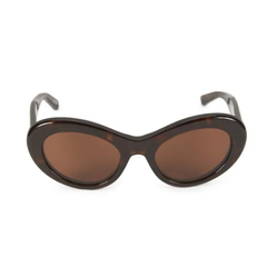 满$200享额外7.5折！Balenciaga 巴黎世家 55mm 椭圆形墨镜