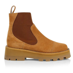 满$200享额外7.5折！Jimmy Choo 棕色短靴