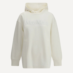 'S MAX MARA 徽标印花连帽卫衣