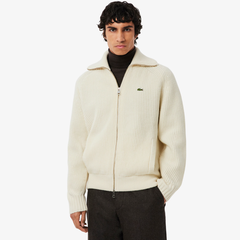 Lacoste 鳄鱼羊毛拉链毛衣