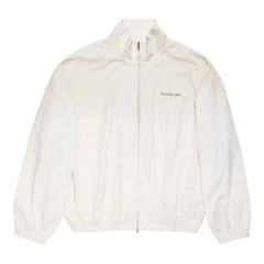 港站定价优势 码全！ACNE STUDIOS 白色logo拉链夹克